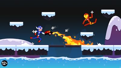 Скачать взломанную Stickman Fighting - Stickman Supreme Warriors [Много монет] MOD apk на Андроид