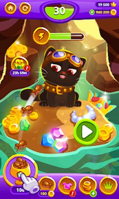 Скачать взломанную Bubbu Jewels (котик бубу) [Много денег] MOD apk на Андроид
