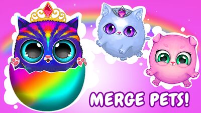 Скачать взломанную Merge Cute Animals: Cat & Dog [Бесплатные покупки] MOD apk на Андроид