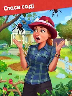 Скачать взломанную Три в ряд - сад игры интернета [Бесплатные покупки] MOD apk на Андроид