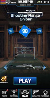 Скачать взломанную Стрельба Снайпер: целевой диапазон [Много монет] MOD apk на Андроид