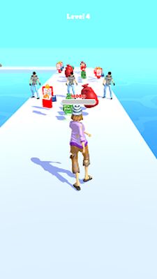 Скачать взломанную Run Rich 3D [Много денег] MOD apk на Андроид