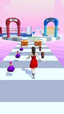 Скачать взломанную Girl Runner 3D [Много монет] MOD apk на Андроид