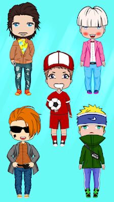 Скачать взломанную Чиби Мейкер - Мальчики [Мод меню] MOD apk на Андроид