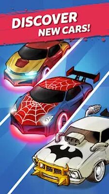 Скачать взломанную Merge Neon Car: Idle Car Merge [Много денег] MOD apk на Андроид