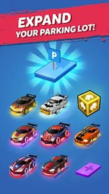 Скачать взломанную Merge Neon Car: Idle Car Merge [Много денег] MOD apk на Андроид