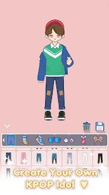Скачать взломанную MYIDOL (#Dress up #BoyGroup #k-star #k-pop) [Много монет] MOD apk на Андроид