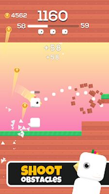 Скачать взломанную Square Bird [Много монет] MOD apk на Андроид