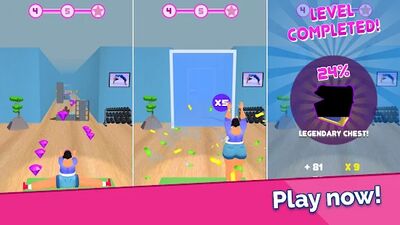 Скачать взломанную Flex Run 3D [Много денег] MOD apk на Андроид