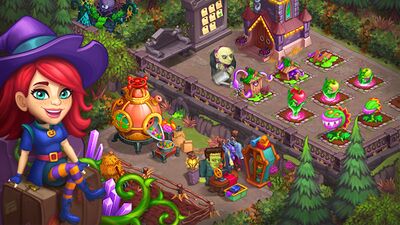 Скачать взломанную Monster Farm: Ферма - Хэллоуин [Мод меню] MOD apk на Андроид