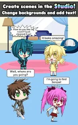 Скачать взломанную Pocket Chibi - Anime Dress Up [Много монет] MOD apk на Андроид
