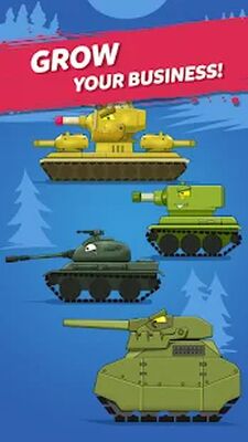 Скачать взломанную Merge Tanks 2: KV-44 Tank War [Бесплатные покупки] MOD apk на Андроид