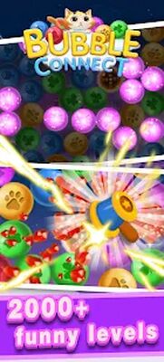 Скачать взломанную Bubble Connect - bubble match and puzzle game [Мод меню] MOD apk на Андроид