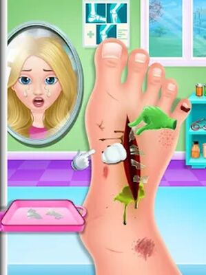 Скачать взломанную Médico de unhas e pés [Мод меню] MOD apk на Андроид