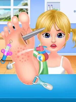 Скачать взломанную Médico de unhas e pés [Мод меню] MOD apk на Андроид