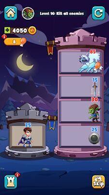 Скачать взломанную Hero Tower Wars - Merge Puzzle [Много денег] MOD apk на Андроид