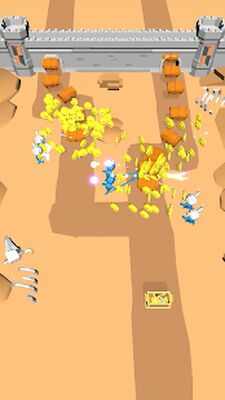 Скачать взломанную Tiny Battle [Бесплатные покупки] MOD apk на Андроид