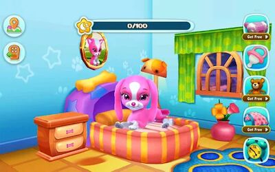 Скачать взломанную Любовь Щенка  [Бесплатные покупки] MOD apk на Андроид