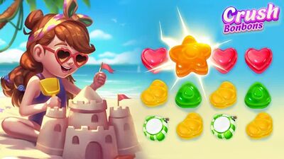 Скачать взломанную Crush Bonbons - Игра 3 в Ряд [Много монет] MOD apk на Андроид