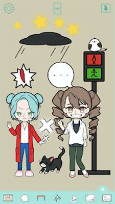 Скачать взломанную My Webtoon Character:Kpop IDOL [Бесплатные покупки] MOD apk на Андроид