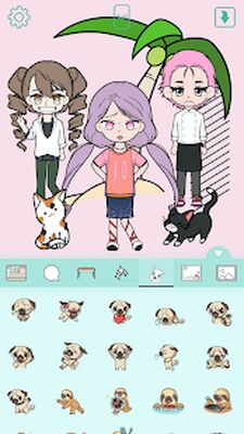 Скачать взломанную My Webtoon Character:Kpop IDOL [Бесплатные покупки] MOD apk на Андроид
