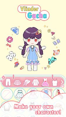 Скачать взломанную Vlinder Gacha: Dress up games [Бесплатные покупки] MOD apk на Андроид