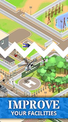 Скачать взломанную Idle Army Base [Много денег] MOD apk на Андроид