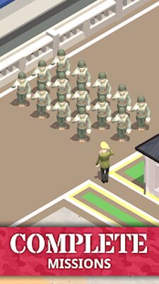 Скачать взломанную Idle Army Base [Много денег] MOD apk на Андроид