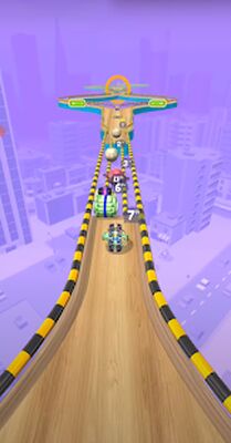 Скачать взломанную Sky Rolling Ball 3D [Бесплатные покупки] MOD apk на Андроид