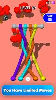 Скачать взломанную Untangle 3D: Tangle Rope Master - игра-головоломка [Мод меню] MOD apk на Андроид