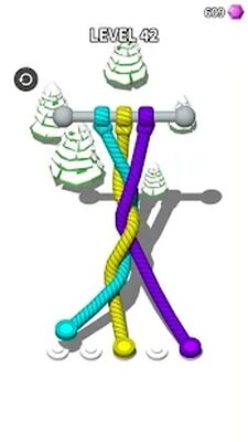 Скачать взломанную Untangle 3D: Tangle Rope Master - игра-головоломка [Мод меню] MOD apk на Андроид