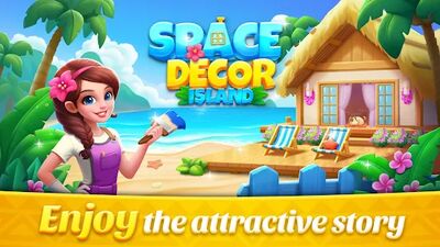 Скачать взломанную Space Decor : Island [Много монет] MOD apk на Андроид
