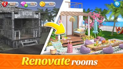 Скачать взломанную Space Decor : Island [Много монет] MOD apk на Андроид