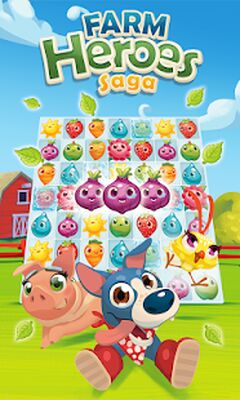 Скачать взломанную Farm Heroes Saga [Мод меню] MOD apk на Андроид