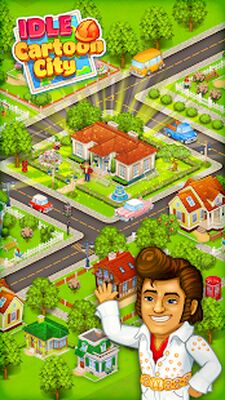 Скачать взломанную Idle Cartoon City [Мод меню] MOD apk на Андроид