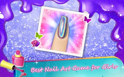 Скачать взломанную Маникюрный салон nail art - игры для девочек [Мод меню] MOD apk на Андроид
