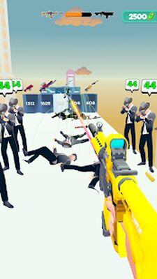 Скачать взломанную Gun Run 3D [Много монет] MOD apk на Андроид
