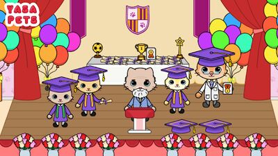 Скачать взломанную Yasa Pets School [Мод меню] MOD apk на Андроид