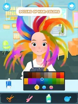 Скачать взломанную Салон причесок и макияжа  [Бесплатные покупки] MOD apk на Андроид