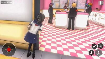 Скачать взломанную Anime High School Girl: Japanese Life Simulator 3D [Много монет] MOD apk на Андроид