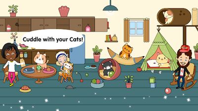 Скачать взломанную Мой город кошек - детей Игры [Мод меню] MOD apk на Андроид