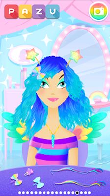 Скачать взломанную Парикмахерская игры Единорог [Мод меню] MOD apk на Андроид