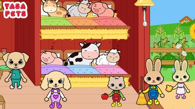Скачать взломанную Yasa Pets Farm [Бесплатные покупки] MOD apk на Андроид