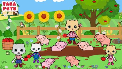 Скачать взломанную Yasa Pets Farm [Бесплатные покупки] MOD apk на Андроид