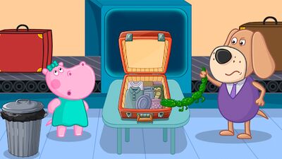 Скачать взломанную Гиппо: Игра про в аэропорту [Много монет] MOD apk на Андроид