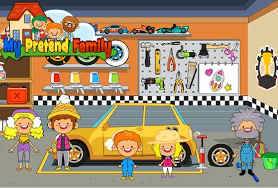 Скачать взломанную My Pretend Home & Family Town [Бесплатные покупки] MOD apk на Андроид