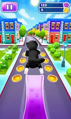 Скачать взломанную Cat Run - Kitty Cat Run Game [Мод меню] MOD apk на Андроид