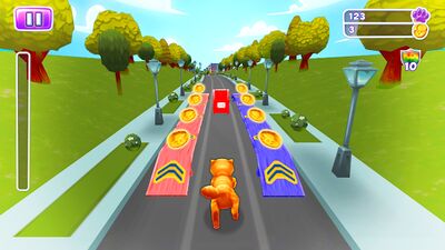 Скачать взломанную Cat Run - Kitty Cat Run Game [Мод меню] MOD apk на Андроид