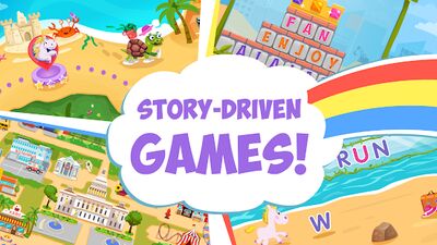 Скачать взломанную Uniword: learn to read for kids! [Мод меню] MOD apk на Андроид