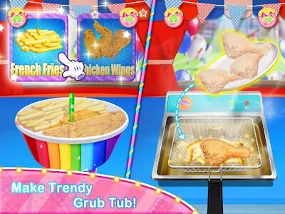 Скачать взломанную Unicorn Chef Carnival Fair Food: Games for Girls [Мод меню] MOD apk на Андроид